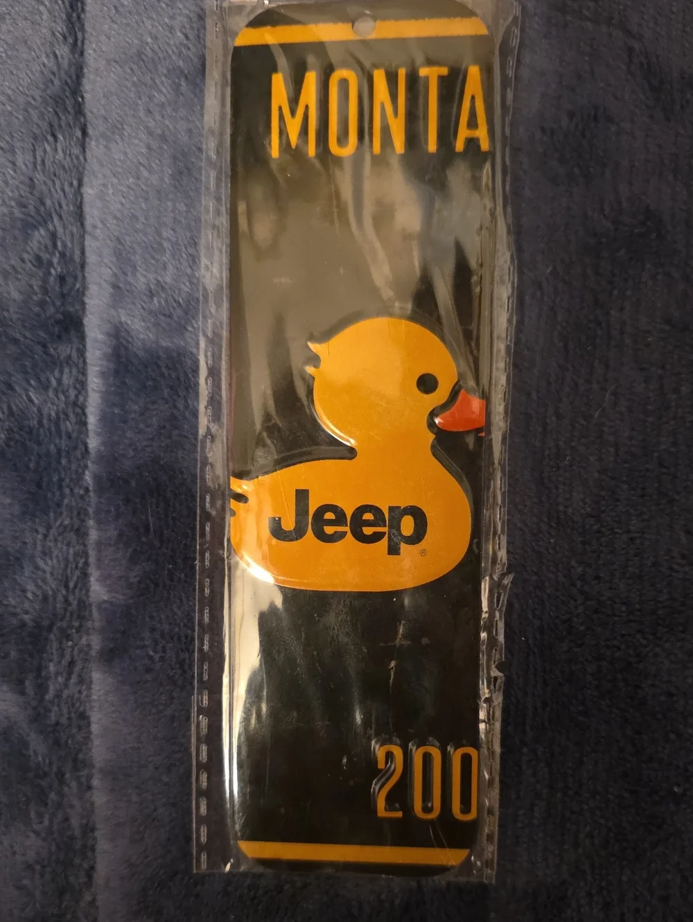 Jeep Yellow Duck Wall Hook with Orange Beak